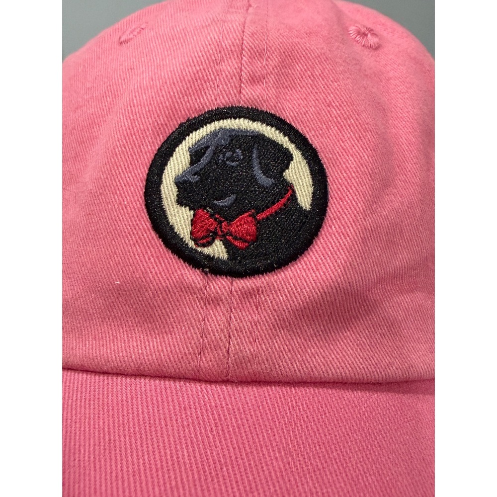 Southern Proper Pink Black Lab Logo Baseball Cap Hat Adjustable Strap